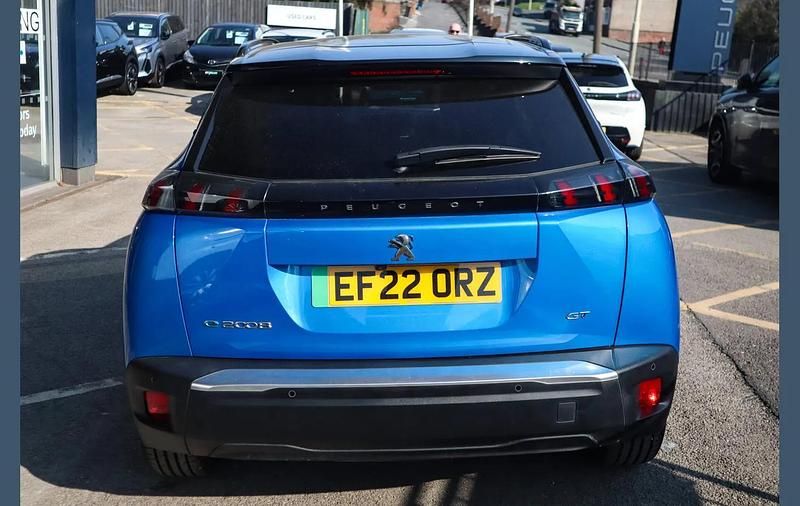 Used Peugeot e-2008 GTi 100 kW (136 HP) 2022 Blue SUV