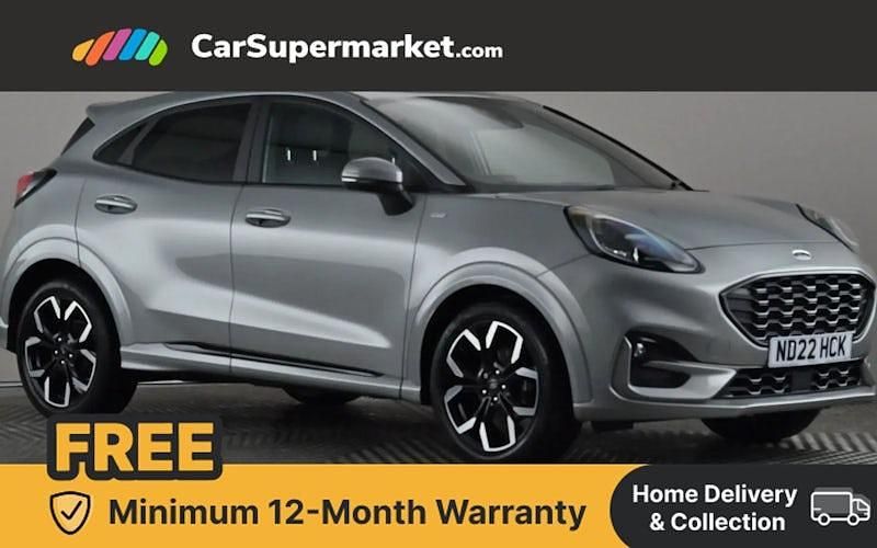 Silver Used 2022 Ford Puma Gen-E ST-Line X Hatchback | £15,197 (Fair price) - Image 1/4