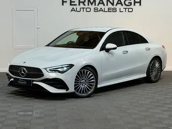Used Mercedes CLA220 AMG Line Premium 190 HP (139 kW) 2024 White Sedan