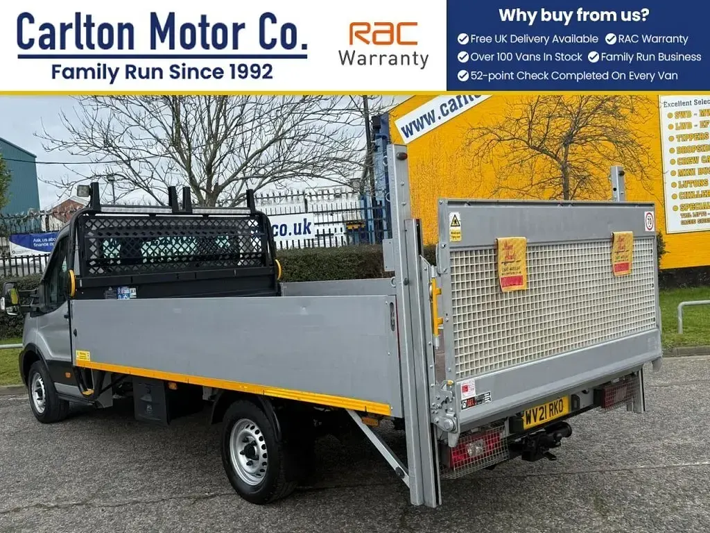 Used Ford Transit 130 HP (95 kW) 2021 Silver Cabriolet
