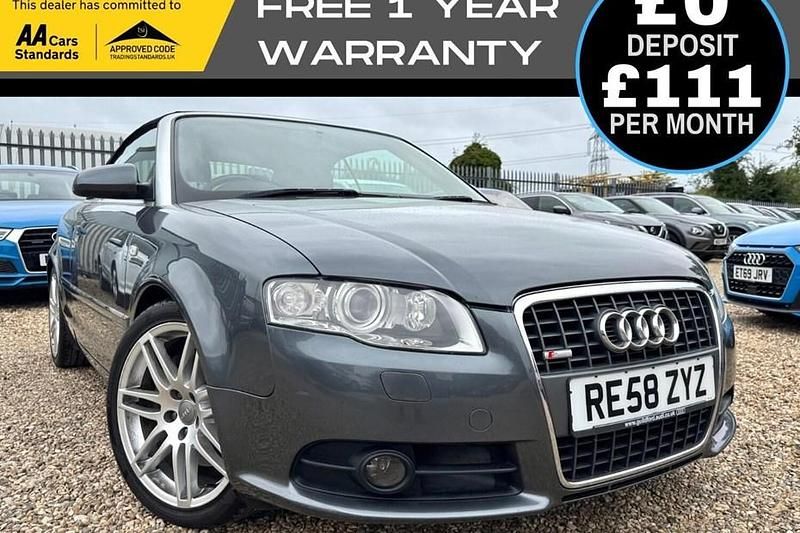 Used 2008 Audi A4 S-Line Cabriolet | £3,990 (A bit pricey) - Image 1/1