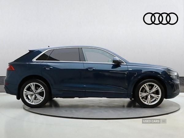 Used Audi Q8 S-Line 286 HP (210 kW) 2019 Blue SUV