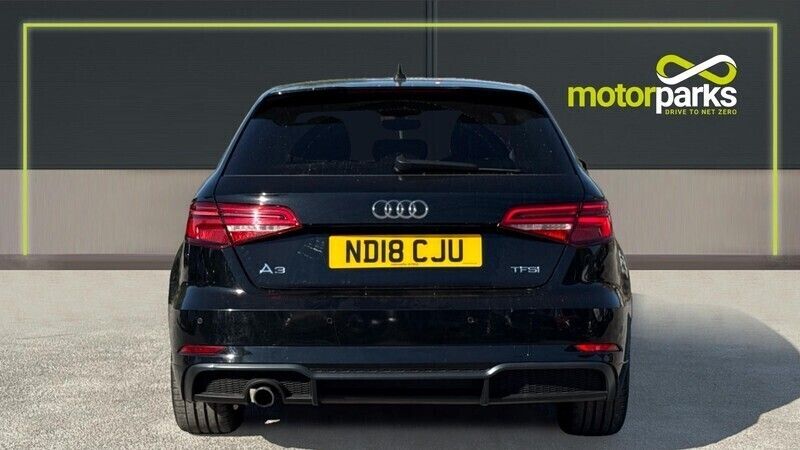 Used Audi A3 Black Edition 115 HP (84 kW) 2018 Brilliant black gloss Hatchback