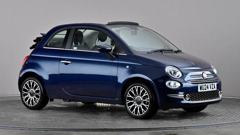 Blue Used 2024 Fiat 500 Cabriolet | £12,998 (A bit pricey) - Image 1/4