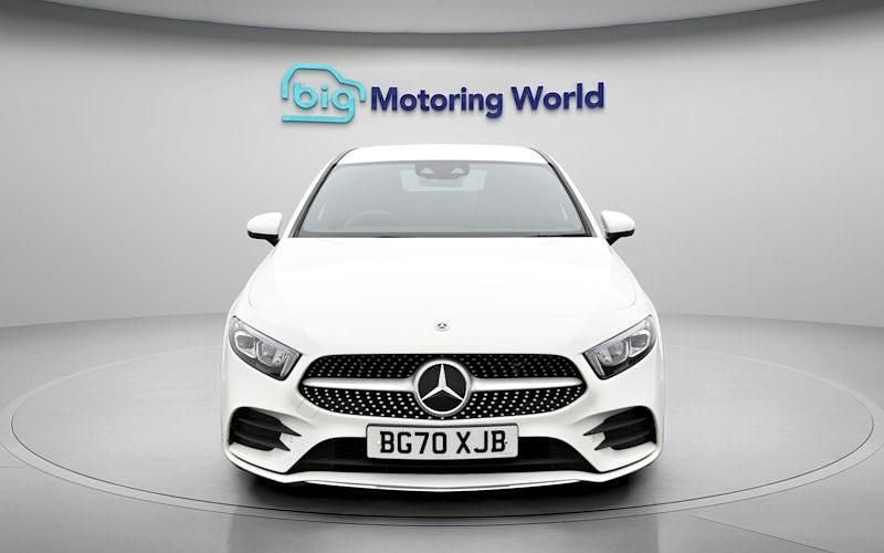 Used Mercedes A250 AMG line 259 HP (190 kW) 2021 White Sedan
