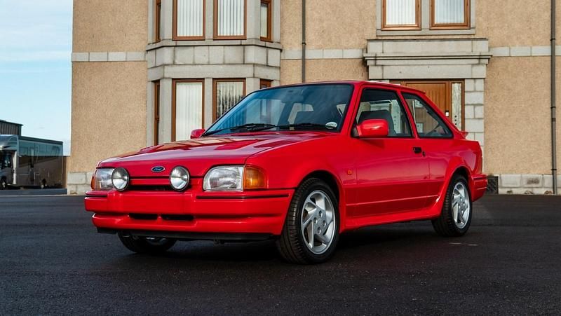 Used Ford Escort RS 1989 Red Hatchback