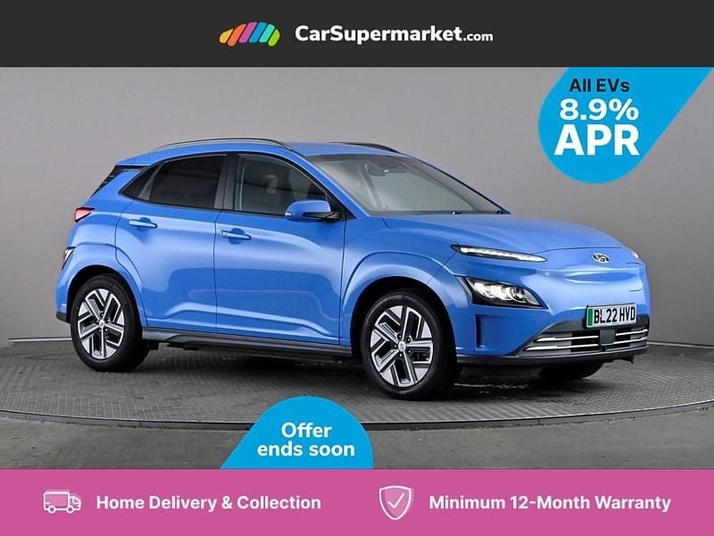Blue Used 2022 Hyundai Kona Premium SUV | £14,597 (Fair price) - Image 1/3