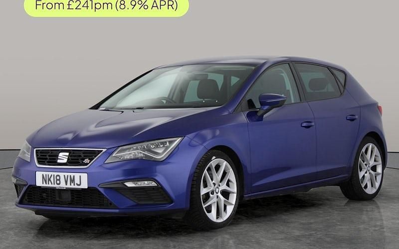 Used Seat Leon FR 184 HP (135 kW) 2018 Blue Hatchback