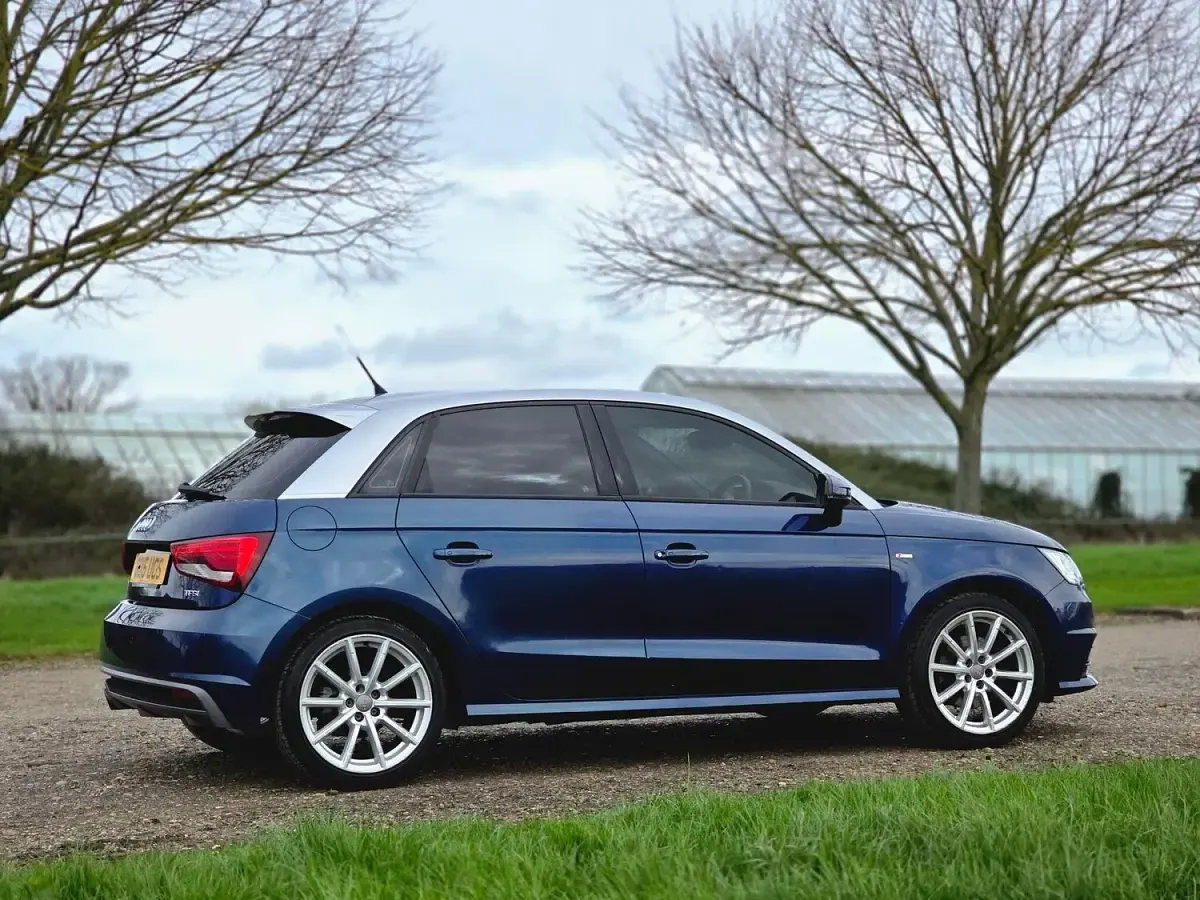 Used Audi A1 Sportback S-Line 2015 Blue Hatchback
