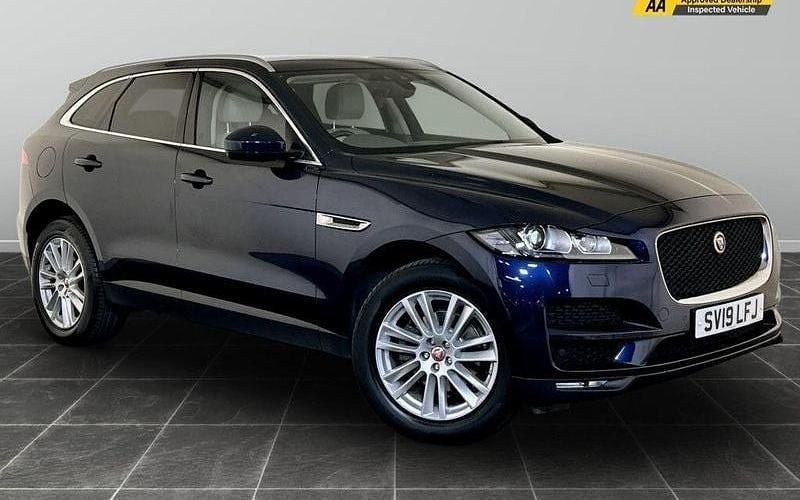 Blue Used 2019 Jaguar F-Pace Portfolio SUV | £17,995 (Good price) - Image 1/2