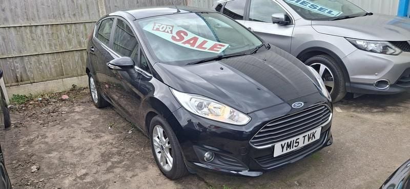 Used Ford Fiesta Zetec 2015 Black Hatchback