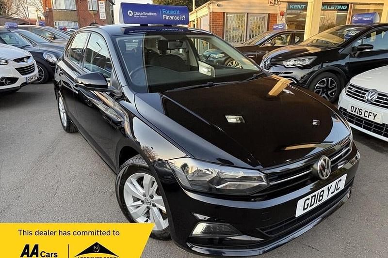 Used VW Polo SE 75 HP (55 kW) 2018 Black Hatchback