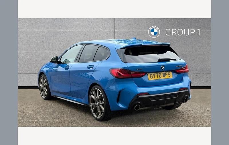 Used BMW M135 Comfort Edition 306 HP (225 kW) 2020 Blue Hatchback