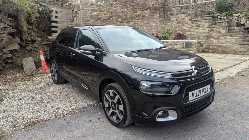 Black Used 2021 Citroën C4 Cactus Flair Hatchback | £7,450 (Good price) - Image 1/4