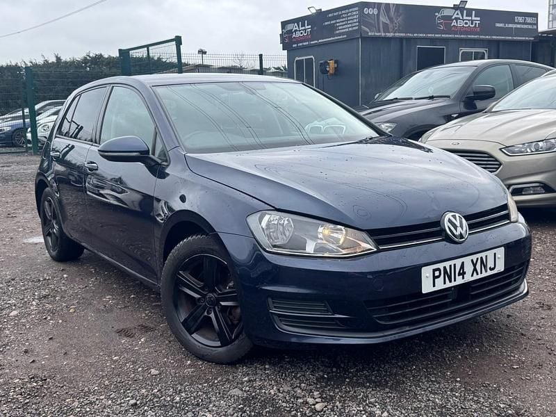 Used VW Golf VII SE 2014 Blue Hatchback