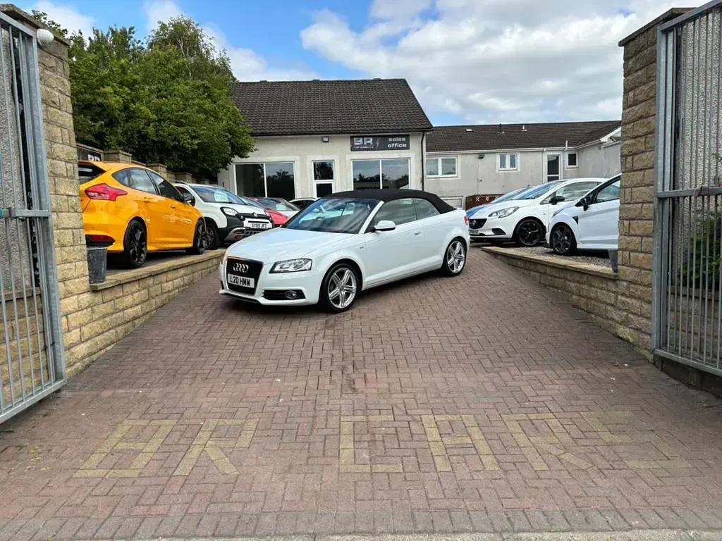 Used Audi Cabriolet S-Line 2013 White Cabriolet