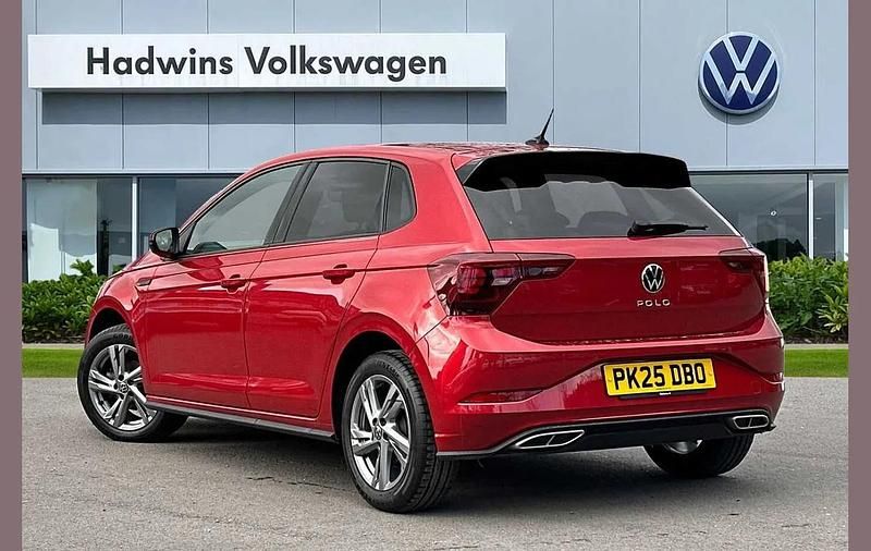 Used VW Polo R-line 95 HP (69 kW) 2025 Red Hatchback