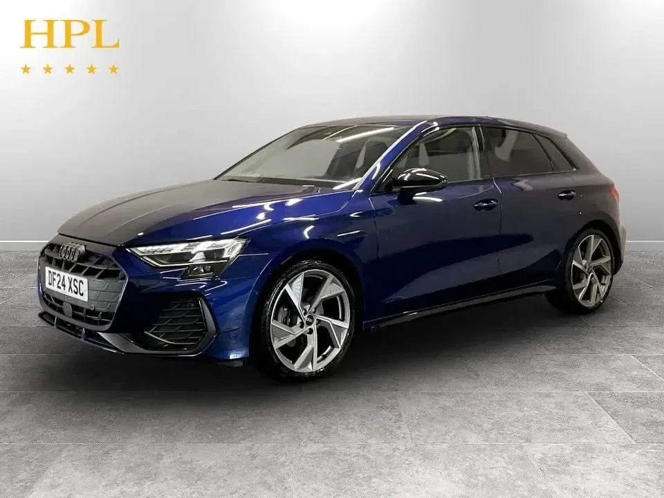 Used Audi A3 Black Edition 2024 Blue Hatchback