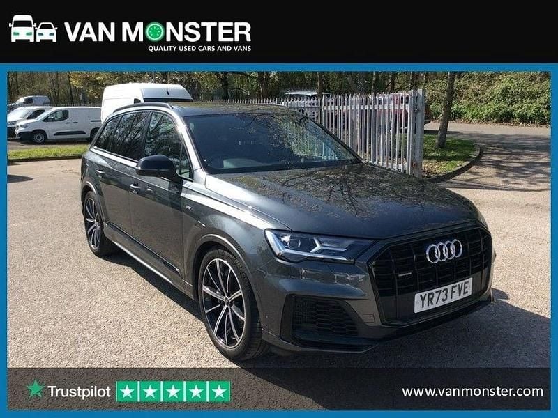 Begagnad Audi Q7 Black Edition 2023 Grå SUV