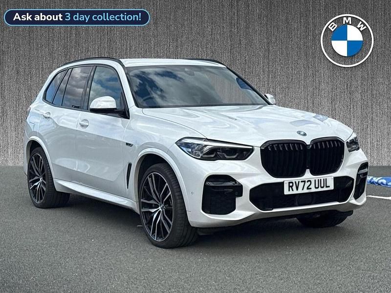 White Used 2022 BMW X5 M Sport SUV | £48,399 (Fair price) - Image 1/3