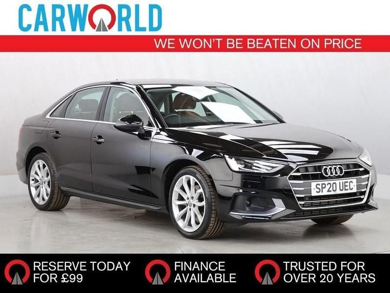 Black Used 2020 Audi A4 Sport Sedan | £18,410 (Good price) - Image 1/3