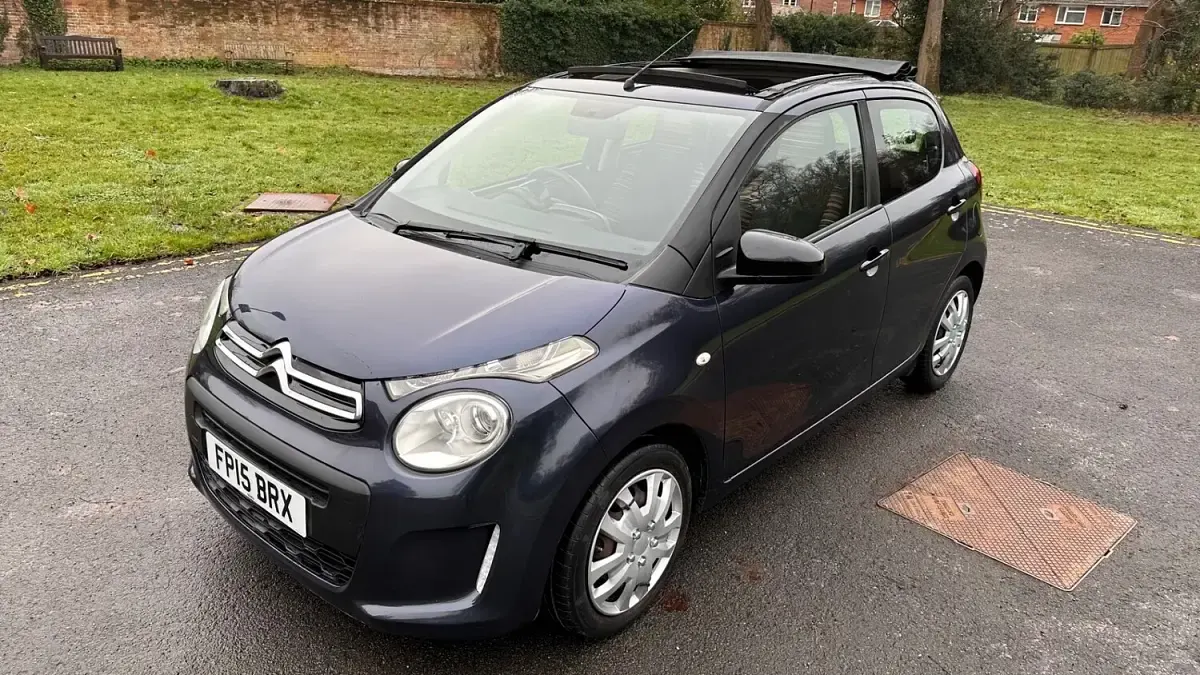 Used Citroën C1 Feel 82 HP (60 kW) 2015 Blue Hatchback