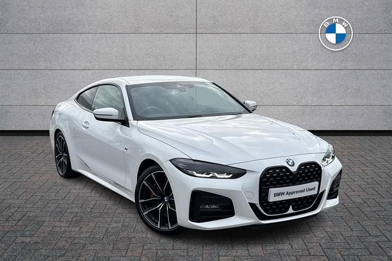 White Used 2023 BMW 420 M Sport Coupe | £32,990 (Fair price) - Image 1/4