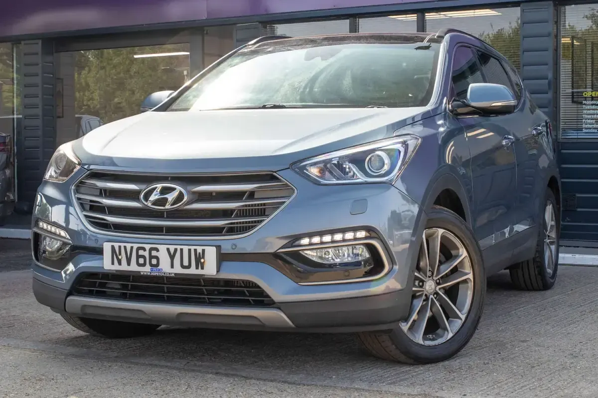 Used Hyundai Santa Fe Premium SE 200 HP (147 kW) 2017 Blue SUV