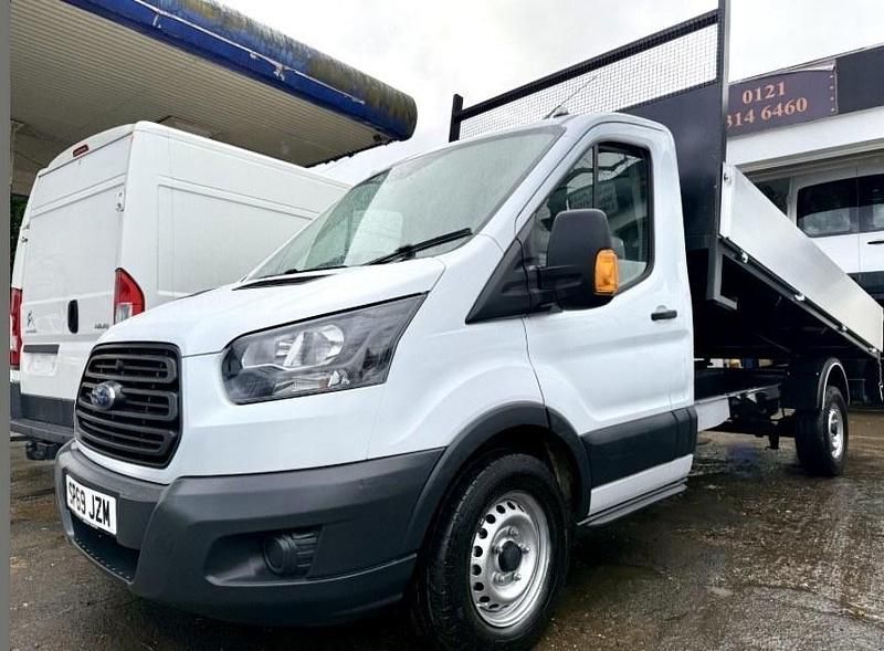 Used Ford Transit 130 HP (95 kW) 2019 White Cabriolet
