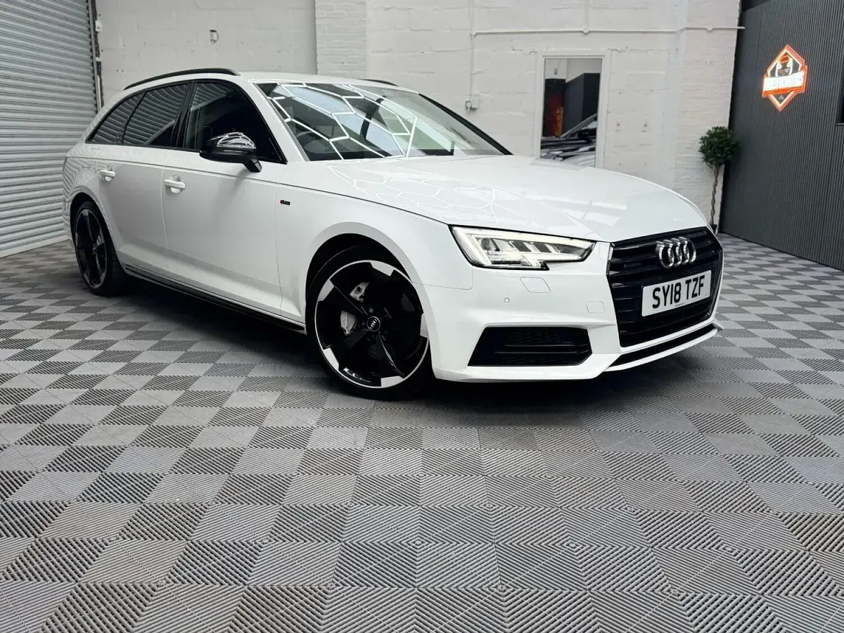 Used Audi A4 Black Edition 190 HP (139 kW) 2018 White Estate