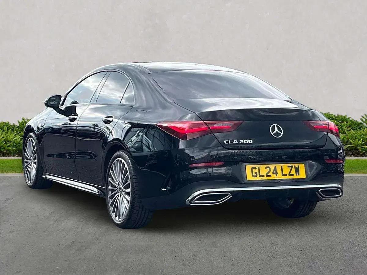 Used Mercedes CLA200 AMG Line Premium 177 HP (130 kW) 2024 Black Coupe
