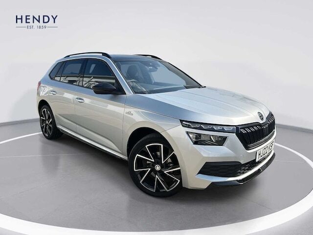 Brilliant silver metallic Used 2022 Skoda Kamiq Monte Carlo SUV | £18,999 (Fair price) - Image 1/4