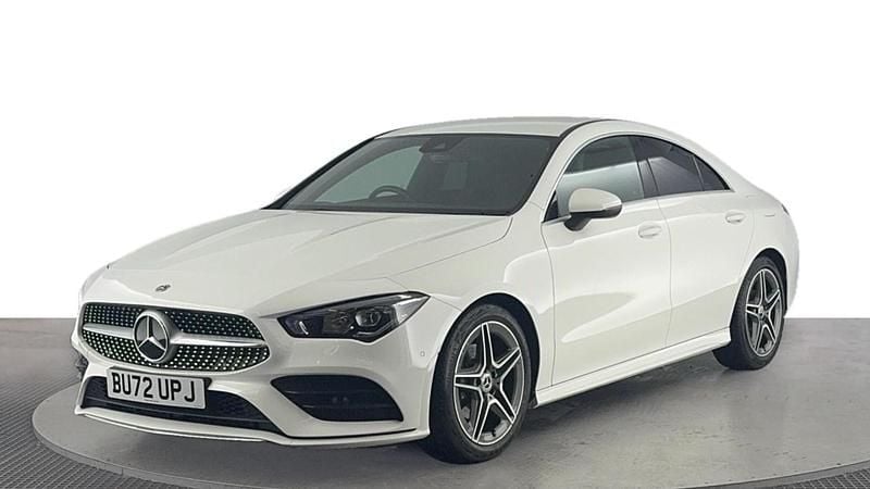 White Used 2022 Mercedes CLA180 AMG line Sedan | £21,920 (Good price) - Image 1/4