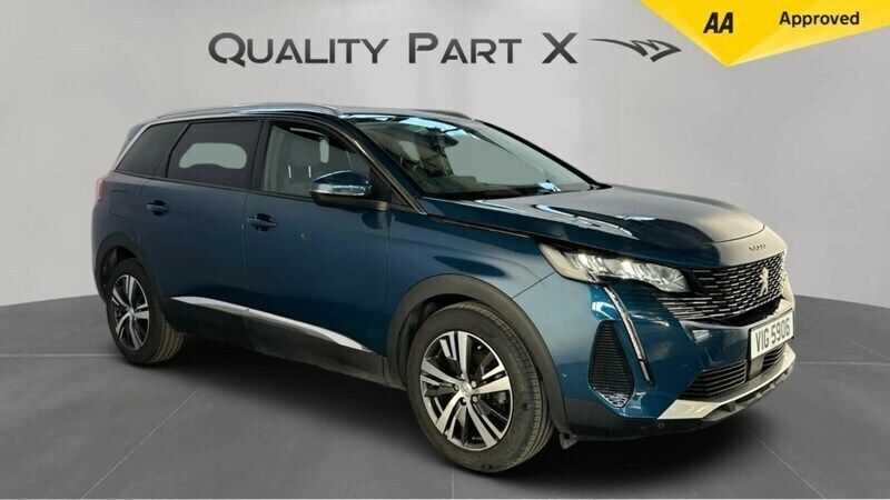 Blue Used 2021 Peugeot 5008 Allure Premium MPV | £17,500 (Fair price) - Image 1/4