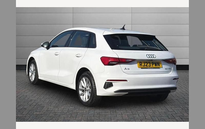 Used Audi A3 Design 110 HP (80 kW) 2023 Ibis white Sedan