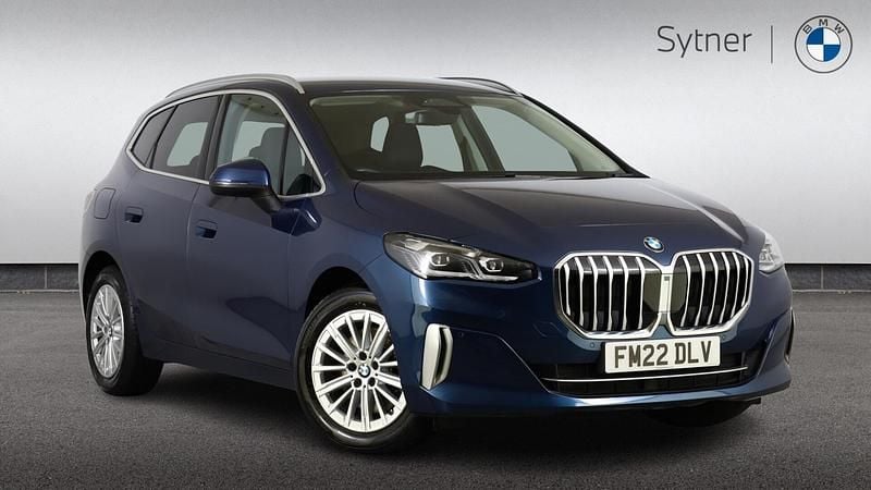 Used BMW 223 Active Tourer Luxury Line 215 HP (158 kW) 2022 Blue MPV