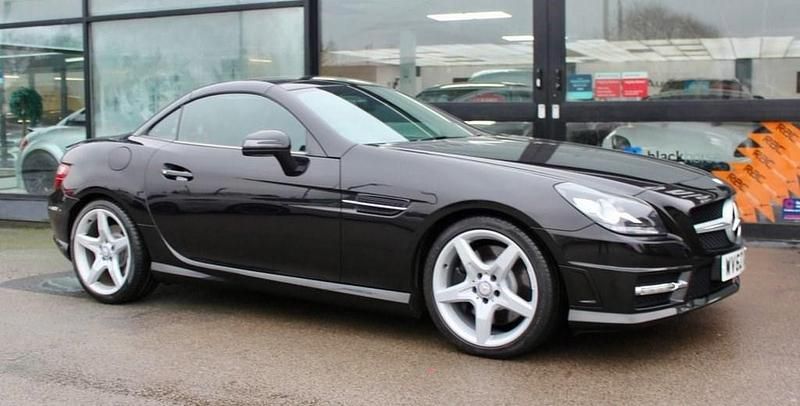 Used Mercedes SLK200 AMG 184 HP (135 kW) 2012 Black Cabriolet