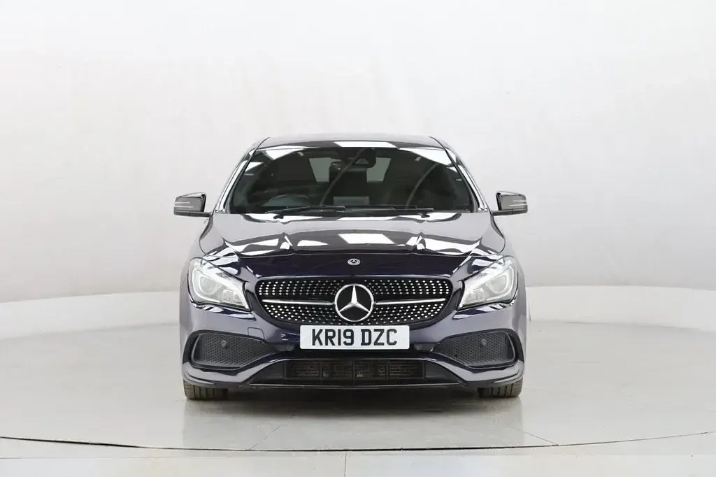 Used Mercedes CLA220 AMG line 170 HP (125 kW) 2019 Blue Sedan