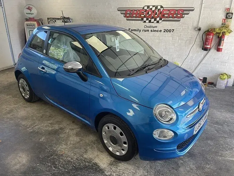Used Fiat 500 Mirror 69 HP (50 kW) 2017 Blue Hatchback