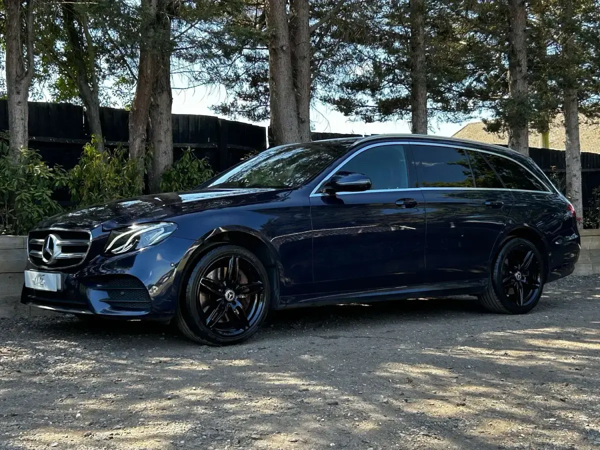 Used Mercedes E350 AMG line 2017 Blue Estate