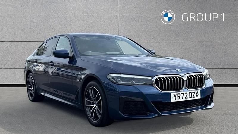 Used BMW 530e M Sport 292 HP (214 kW) 2022 Blue Sedan