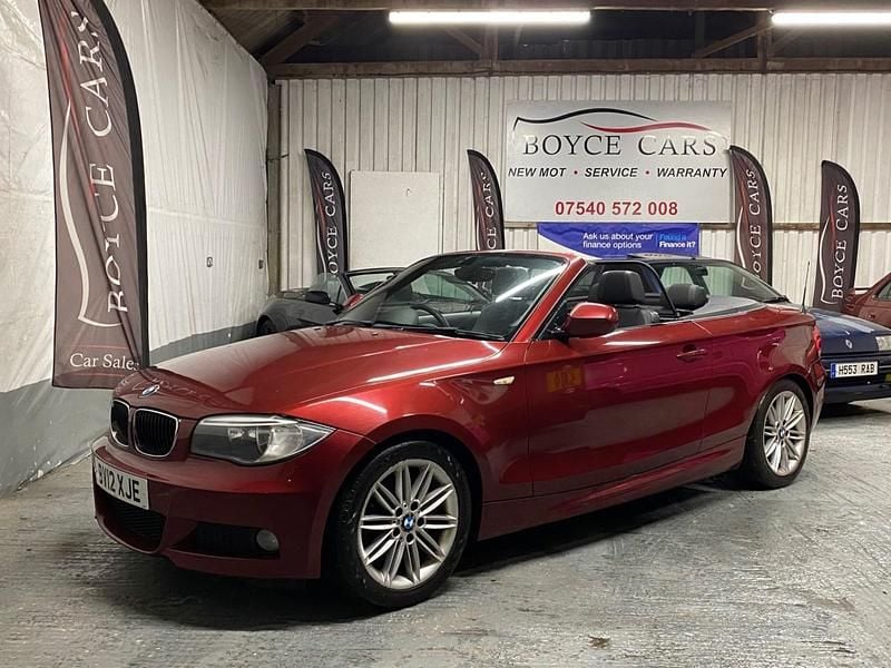 Used BMW 118 Cabriolet M Sport 2012 Red Cabriolet