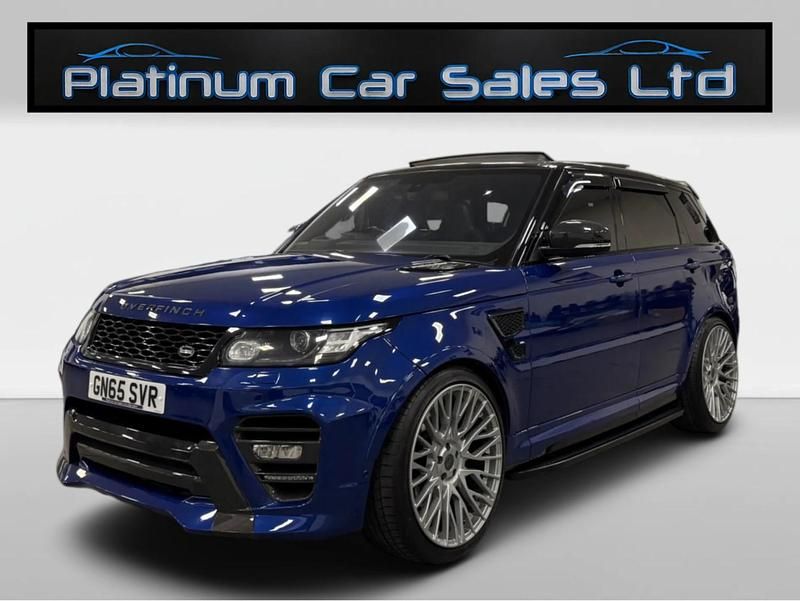 Used Land Rover Range Rover Sport SVR 700 HP (514 kW) 2015 Blue SUV