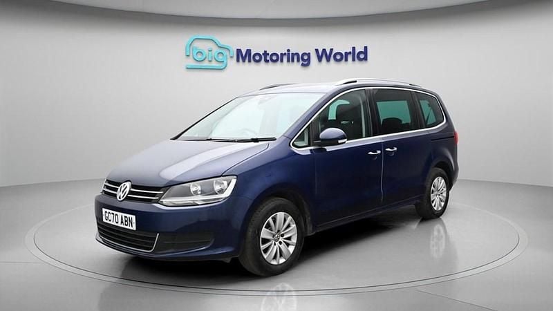 Used VW Sharan SE 150 HP (110 kW) 2021 Blue MPV