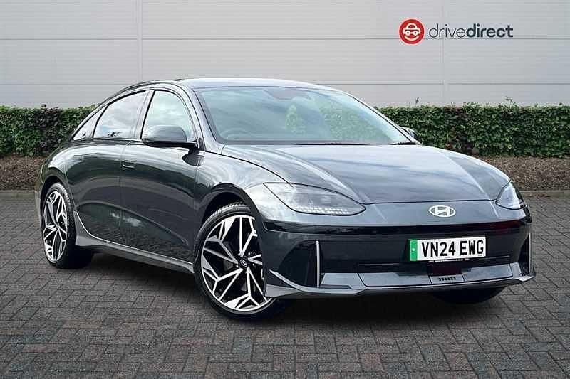 Grey Used 2024 Hyundai Ioniq 6 Premium Sedan | £24,933 (Good price) - Image 1/4