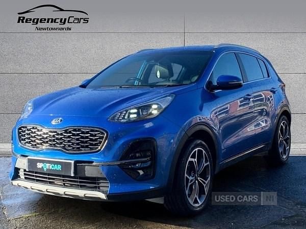 Used Kia Sportage GT-Line 180 HP (132 kW) 2022 Blue SUV
