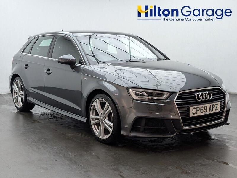 Grey Used 2019 Audi A3 Sportback S-Line Hatchback | £14,950 (Good price) - Image 1/4