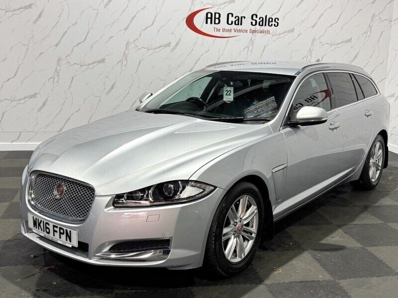 Silver Used 2016 Jaguar XF Sportbrake Luxury Estate | £14,999 (A bit pricey) - Image 1/3