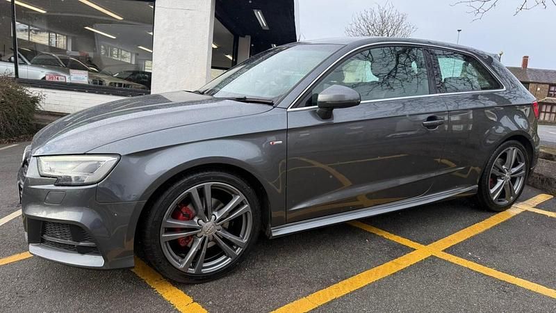 Used Audi A3 S-Line 150 HP (110 kW) 2017 Grey Hatchback