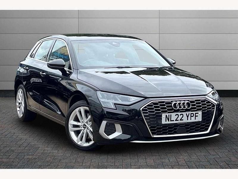 Mythos black Used 2022 Audi A3 e-tron Sport Hatchback | £20,470 (Good price) - Image 1/4